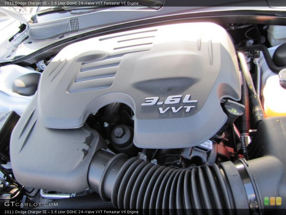 3.6 Liter DOHC 24-Valve VVT Pentastar V6 Engine for the 2011 Dodge Charger #45859602