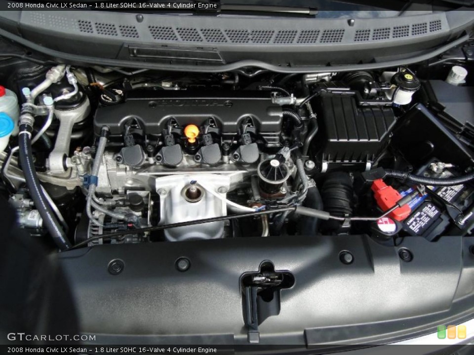 1.8 Liter SOHC 16-Valve 4 Cylinder Engine for the 2008 Honda Civic #45860606