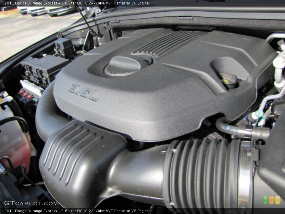 3.6 Liter DOHC 24-Valve VVT Pentastar V6 Engine for the 2011 Dodge Durango #45863087