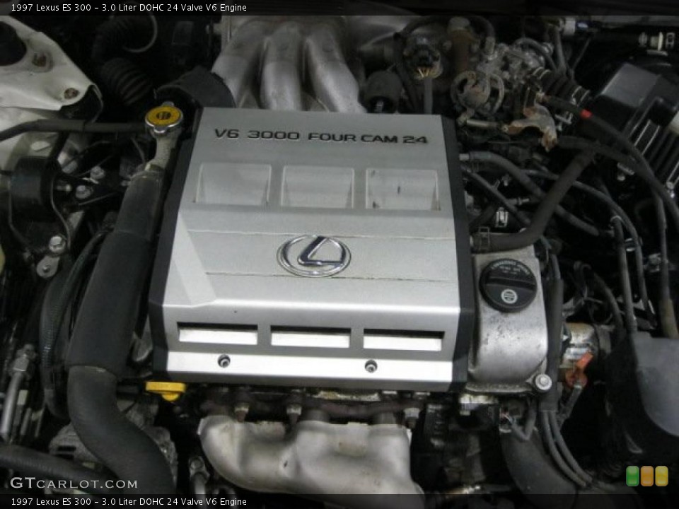 3.0 Liter DOHC 24 Valve V6 Engine for the 1997 Lexus ES #45865335