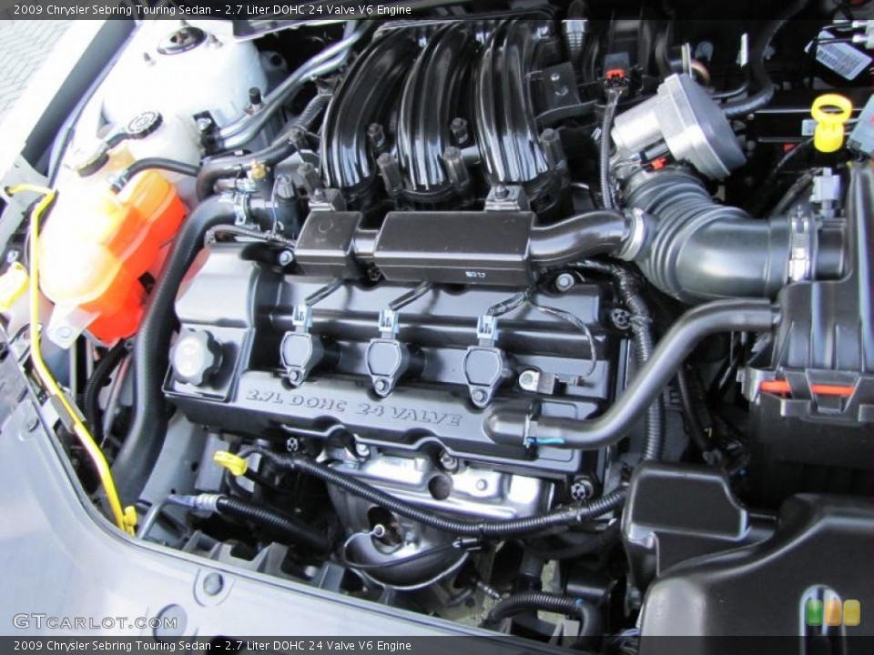 2.7 Liter DOHC 24 Valve V6 Engine for the 2009 Chrysler Sebring #45866091