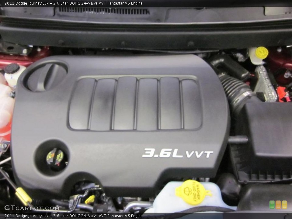 3.6 Liter DOHC 24-Valve VVT Pentastar V6 Engine for the 2011 Dodge Journey #45868355