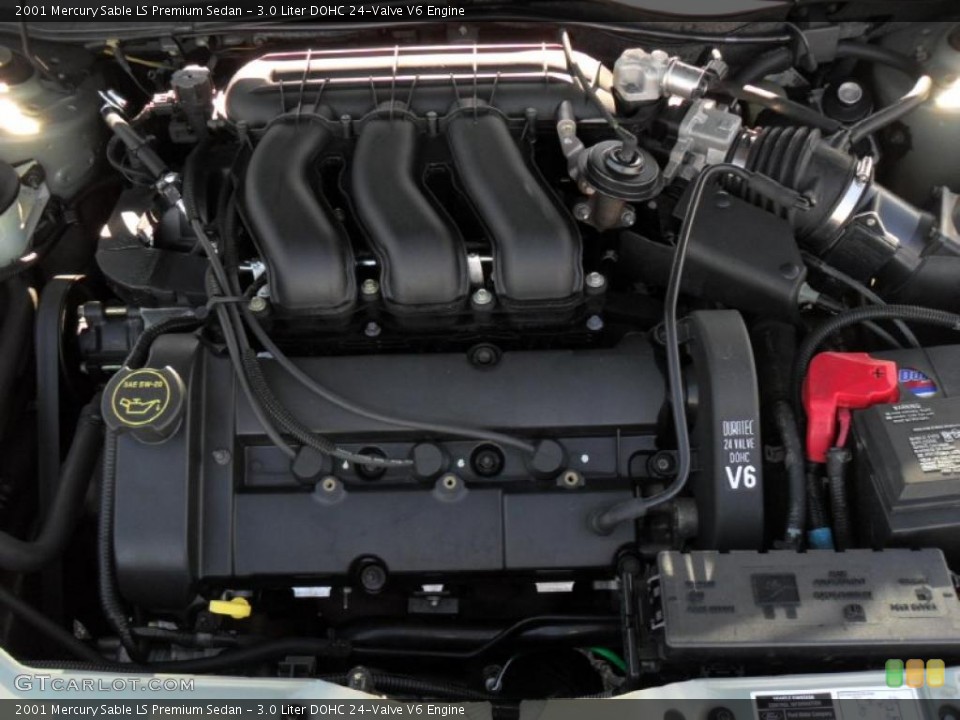 3.0 Liter DOHC 24-Valve V6 Engine for the 2001 Mercury Sable #45892929