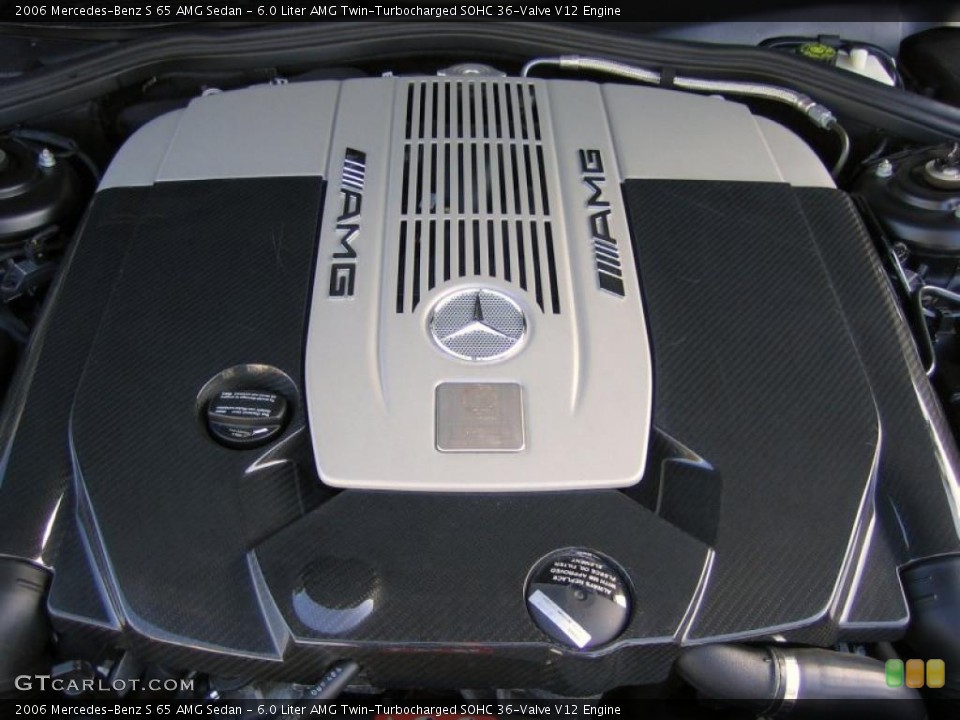 6.0 Liter AMG Twin-Turbocharged SOHC 36-Valve V12 Engine for the 2006 Mercedes-Benz S #45895107