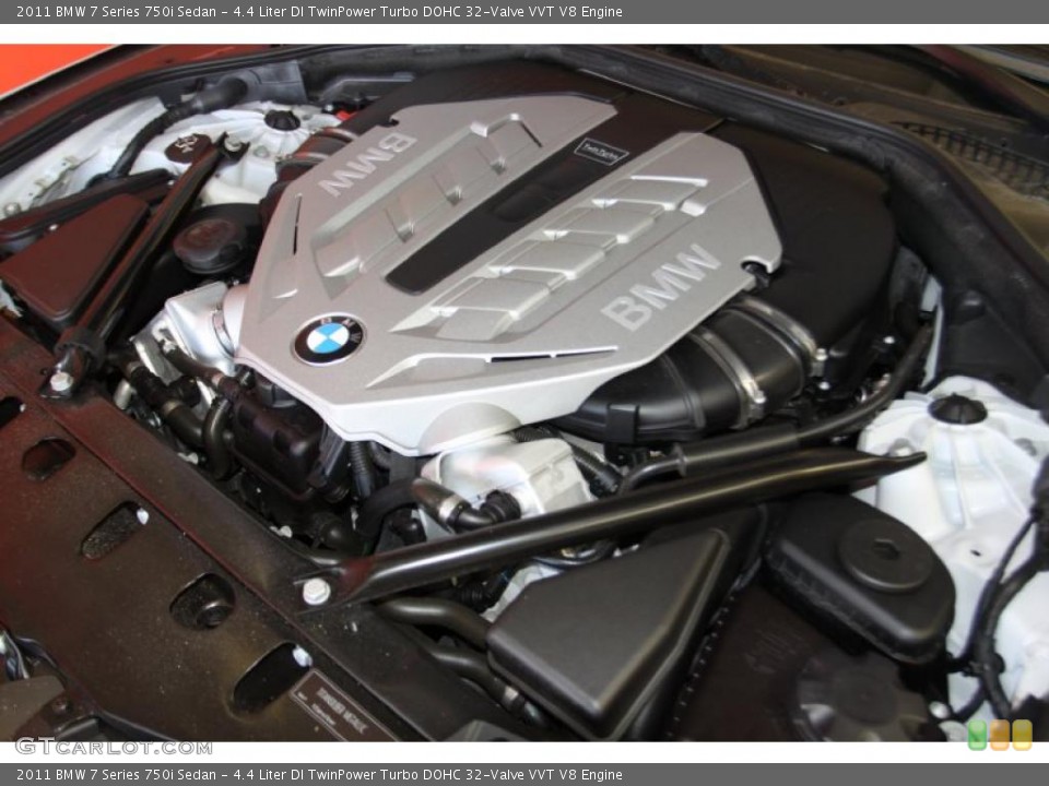 4.4 Liter DI TwinPower Turbo DOHC 32-Valve VVT V8 Engine for the 2011 BMW 7 Series #45897576