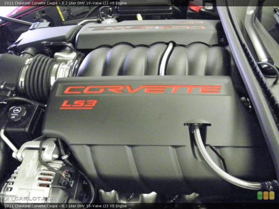 6.2 Liter OHV 16-Valve LS3 V8 Engine for the 2011 Chevrolet Corvette #45900528