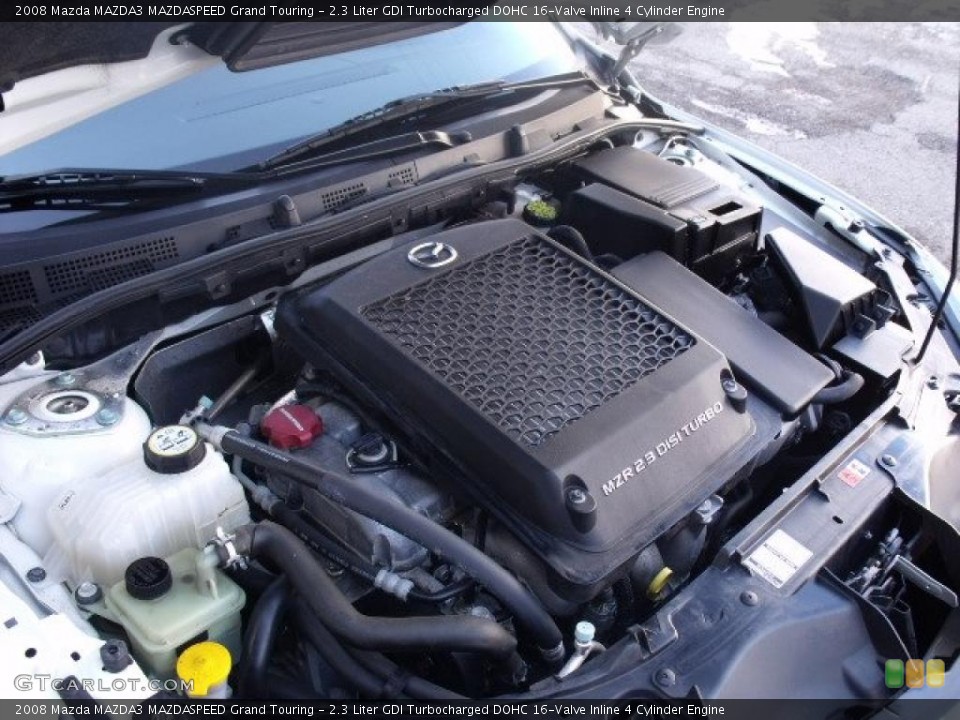 2.3 Liter GDI Turbocharged DOHC 16-Valve Inline 4 Cylinder Engine for the 2008 Mazda MAZDA3 #45904643