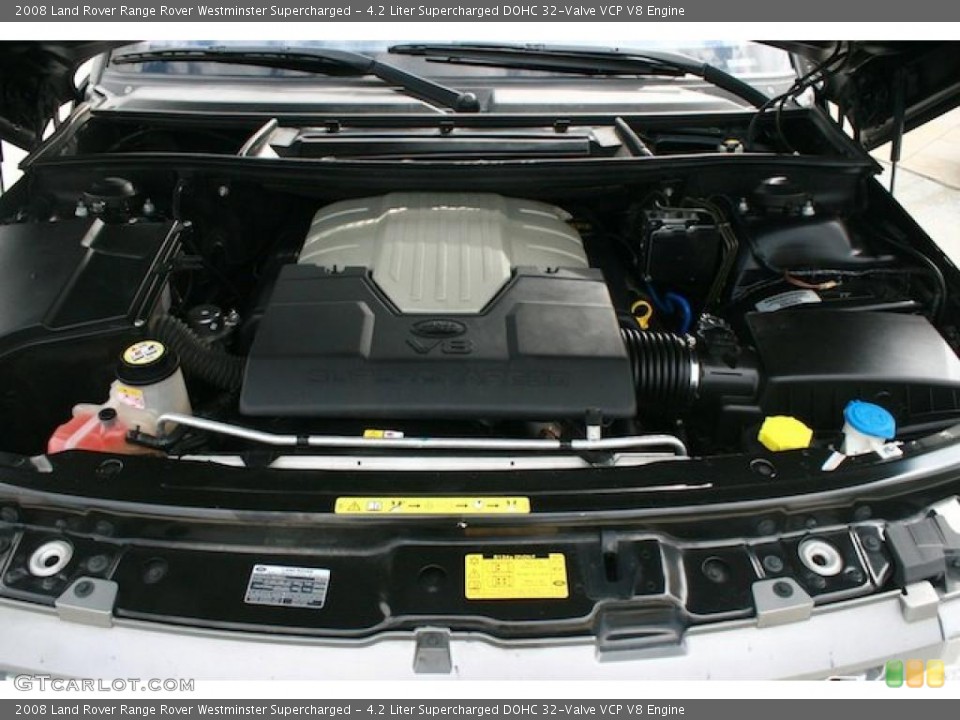 4.2 Liter Supercharged DOHC 32-Valve VCP V8 Engine for the 2008 Land Rover Range Rover #45906692