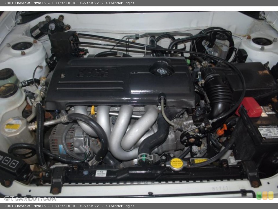1.8 Liter DOHC 16-Valve VVT-i 4 Cylinder Engine for the 2001 Chevrolet Prizm #45912027