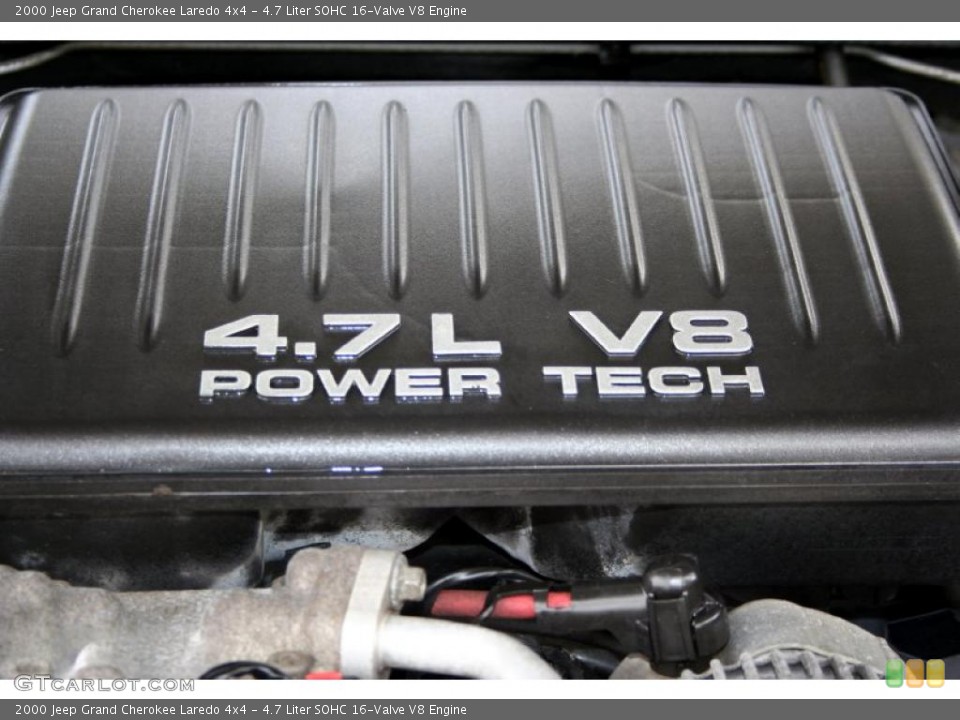 4.7 Liter SOHC 16-Valve V8 Engine for the 2000 Jeep Grand Cherokee #45921544