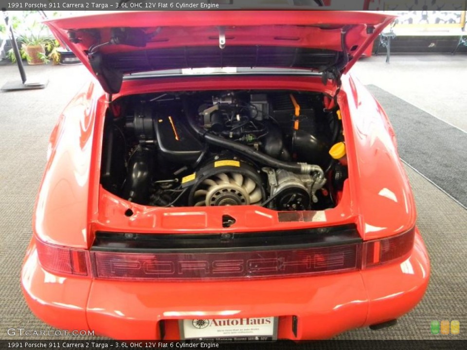 3.6L OHC 12V Flat 6 Cylinder Engine for the 1991 Porsche 911 #45923647