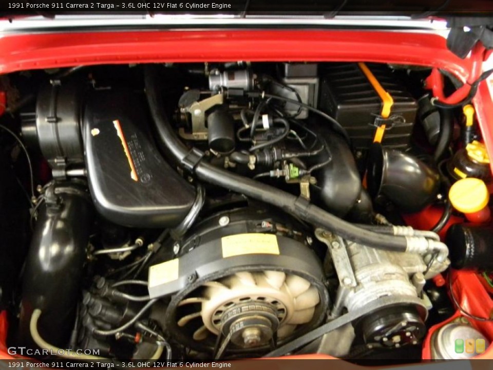 3.6L OHC 12V Flat 6 Cylinder Engine for the 1991 Porsche 911 #45923653