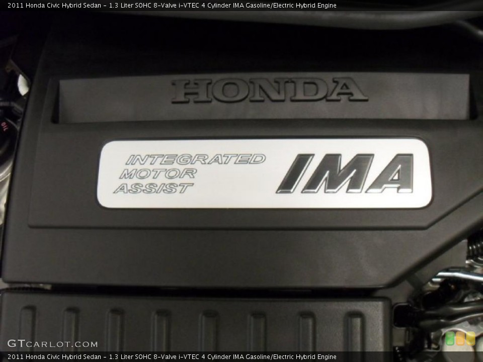 1.3 Liter SOHC 8-Valve i-VTEC 4 Cylinder IMA Gasoline/Electric Hybrid Engine for the 2011 Honda Civic #45926167