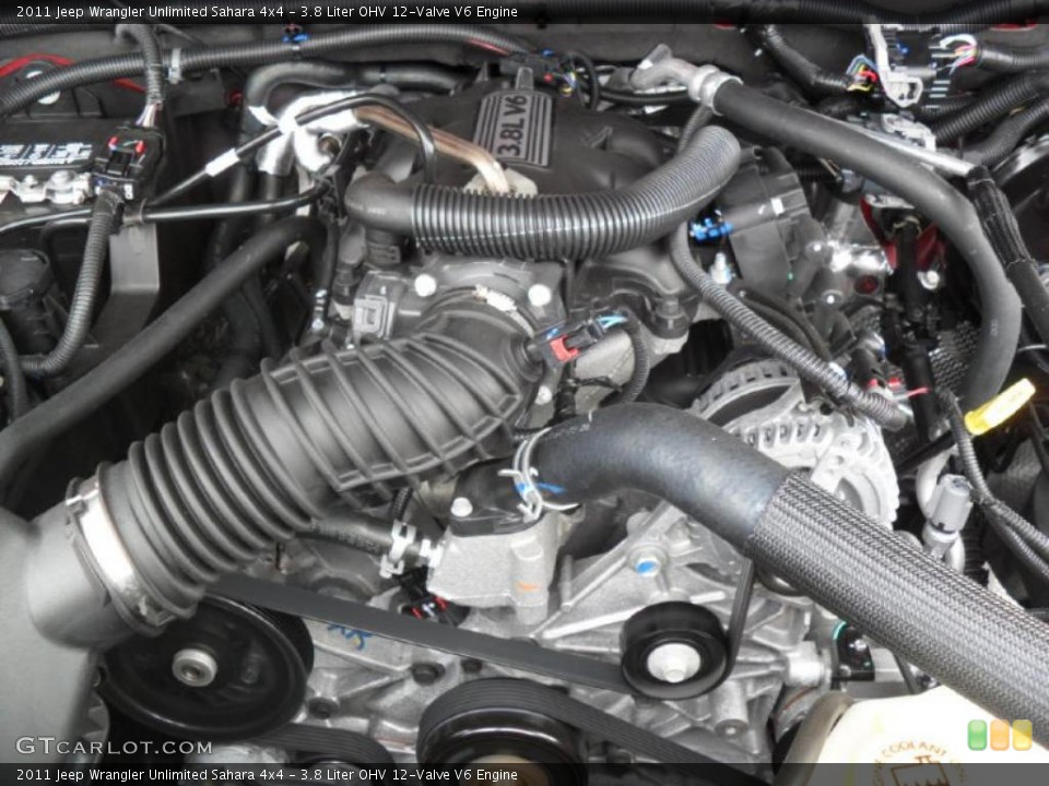 3.8 Liter OHV 12-Valve V6 Engine for the 2011 Jeep Wrangler Unlimited #45928246