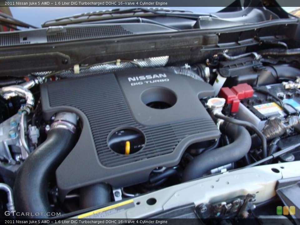 1.6 Liter DIG Turbocharged DOHC 16-Valve 4 Cylinder Engine for the 2011 Nissan Juke #45933861