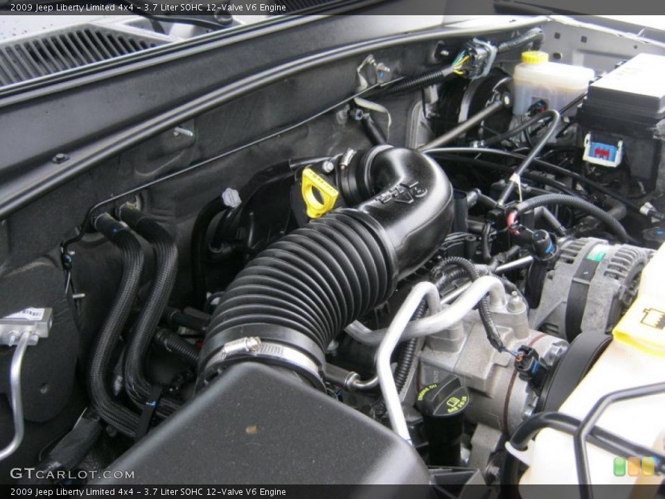 3.7 Liter SOHC 12-Valve V6 Engine for the 2009 Jeep Liberty #45937197