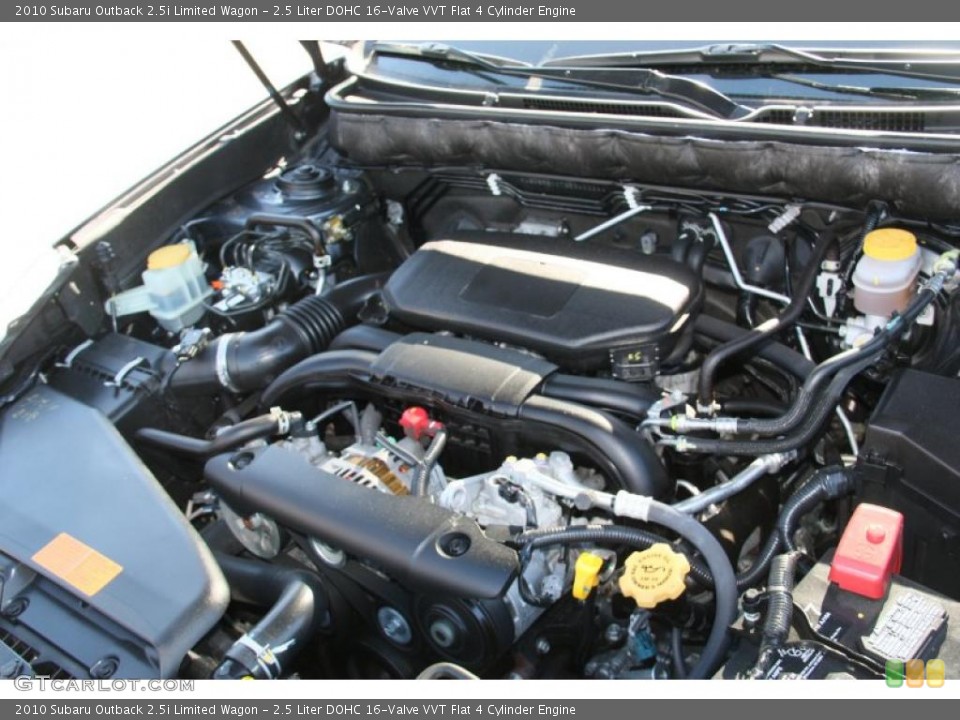 2.5 Liter DOHC 16-Valve VVT Flat 4 Cylinder Engine for the 2010 Subaru Outback #45944703