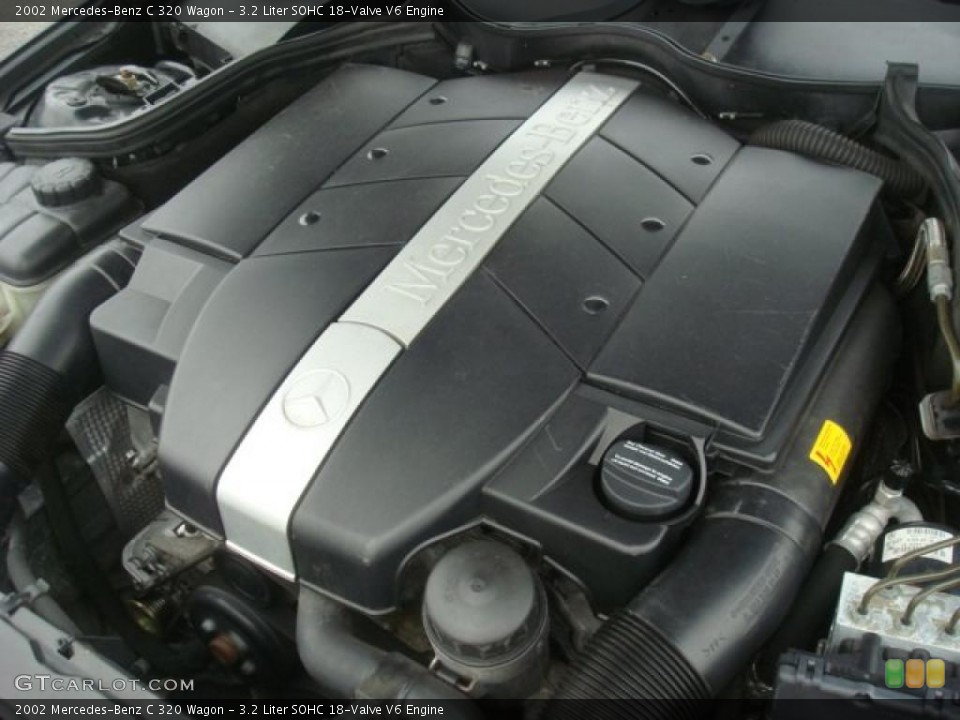 3.2 Liter SOHC 18-Valve V6 Engine for the 2002 Mercedes-Benz C #45949551