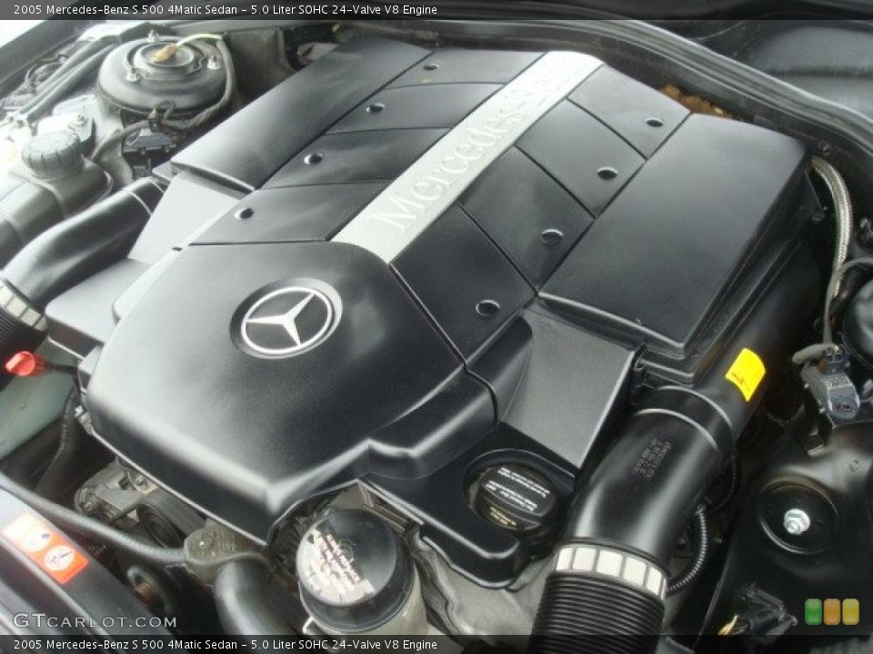 5.0 Liter SOHC 24-Valve V8 2005 Mercedes-Benz S Engine