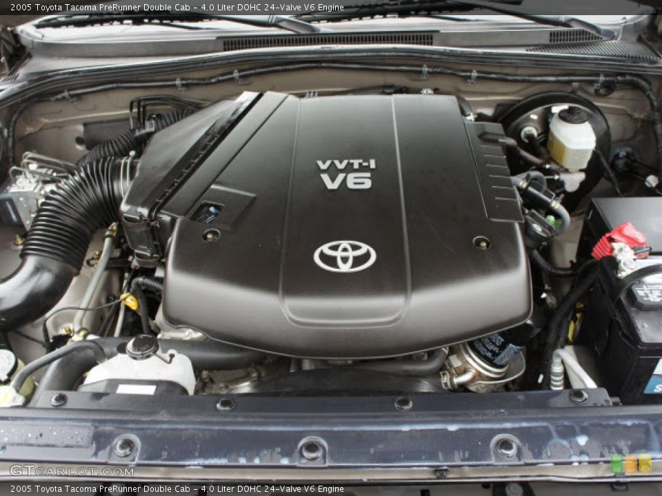 4.0 Liter DOHC 24-Valve V6 2005 Toyota Tacoma Engine