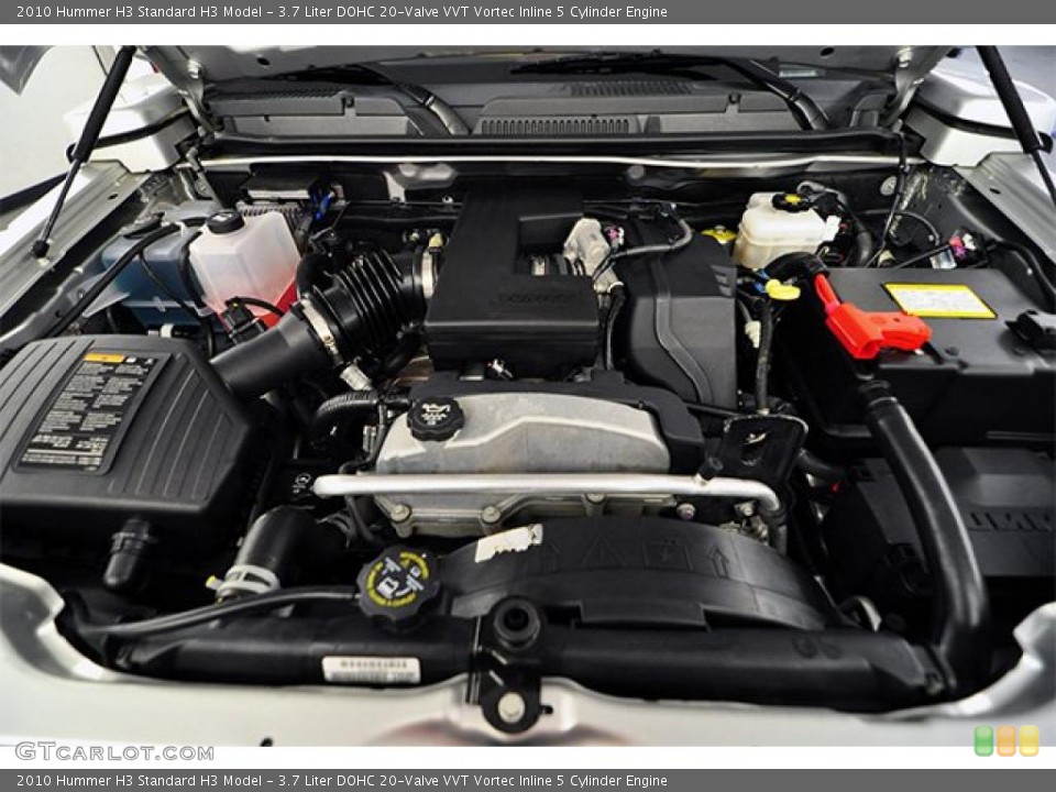 3.7 Liter DOHC 20-Valve VVT Vortec Inline 5 Cylinder Engine for the 2010 Hummer H3 #45953746