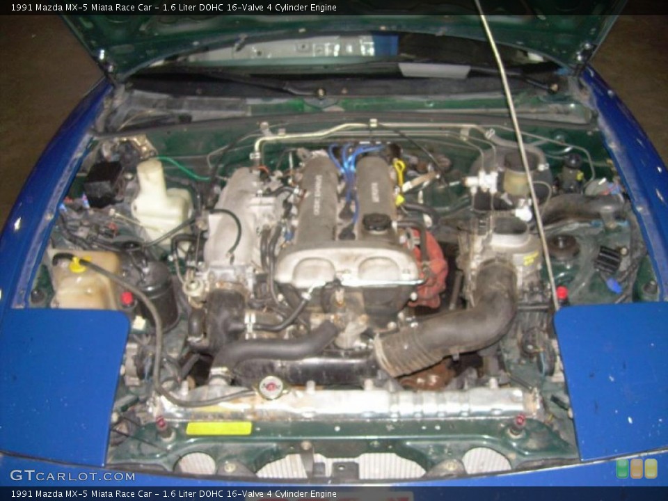 1.6 Liter DOHC 16-Valve 4 Cylinder 1991 Mazda MX-5 Miata Engine