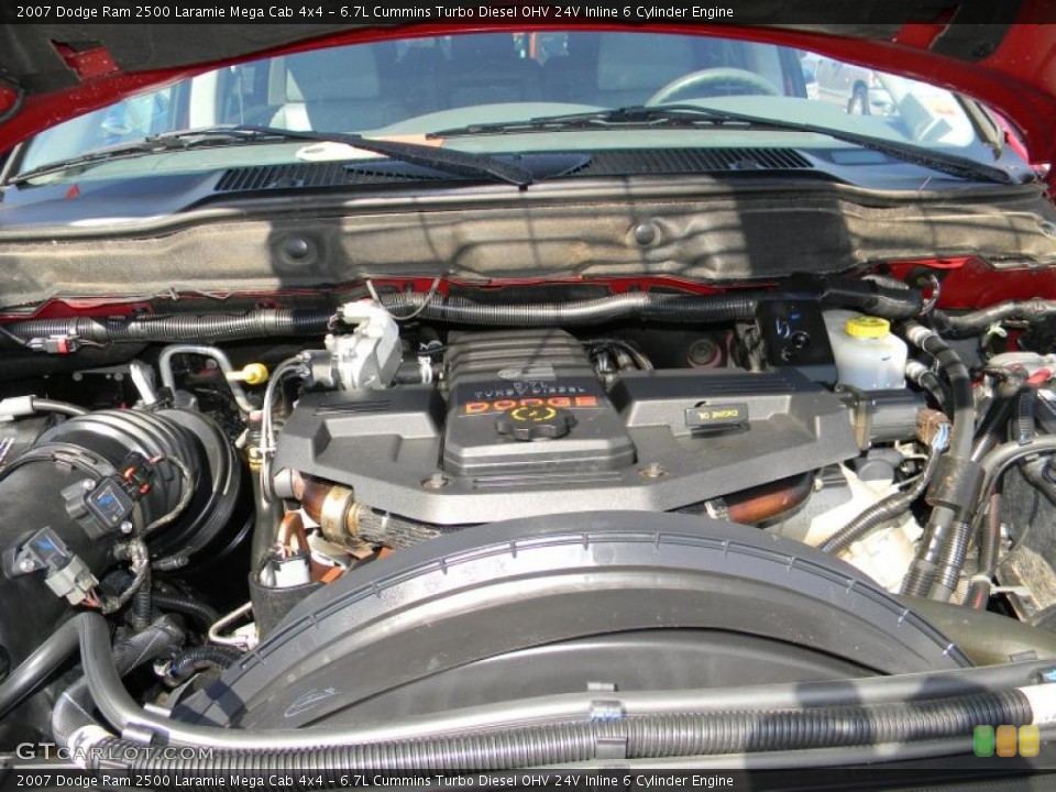 6.7L Cummins Turbo Diesel OHV 24V Inline 6 Cylinder Engine for the 2007 Dodge Ram 2500 #45957500