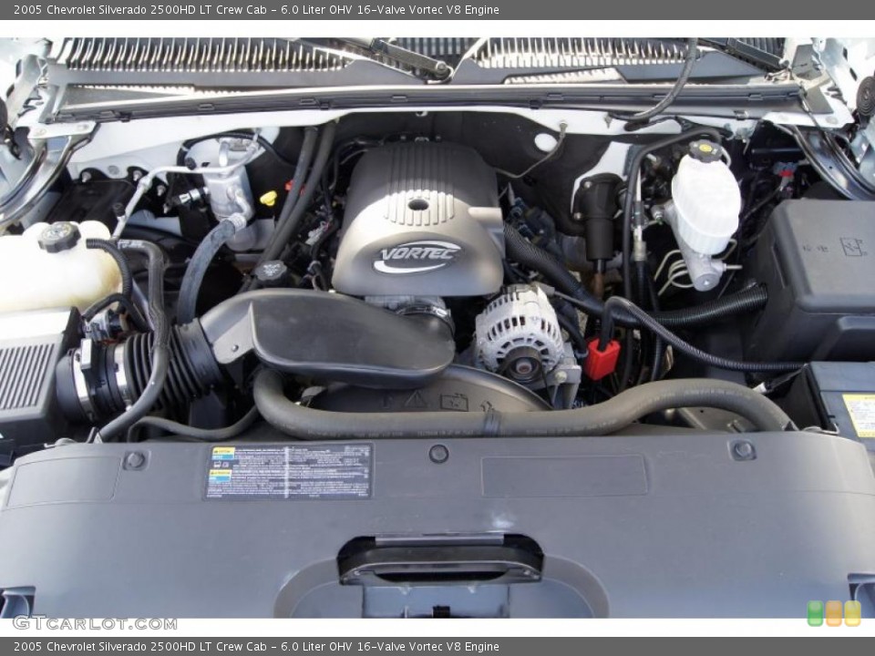 6.0 Liter OHV 16-Valve Vortec V8 Engine for the 2005 Chevrolet Silverado 2500HD #45961415