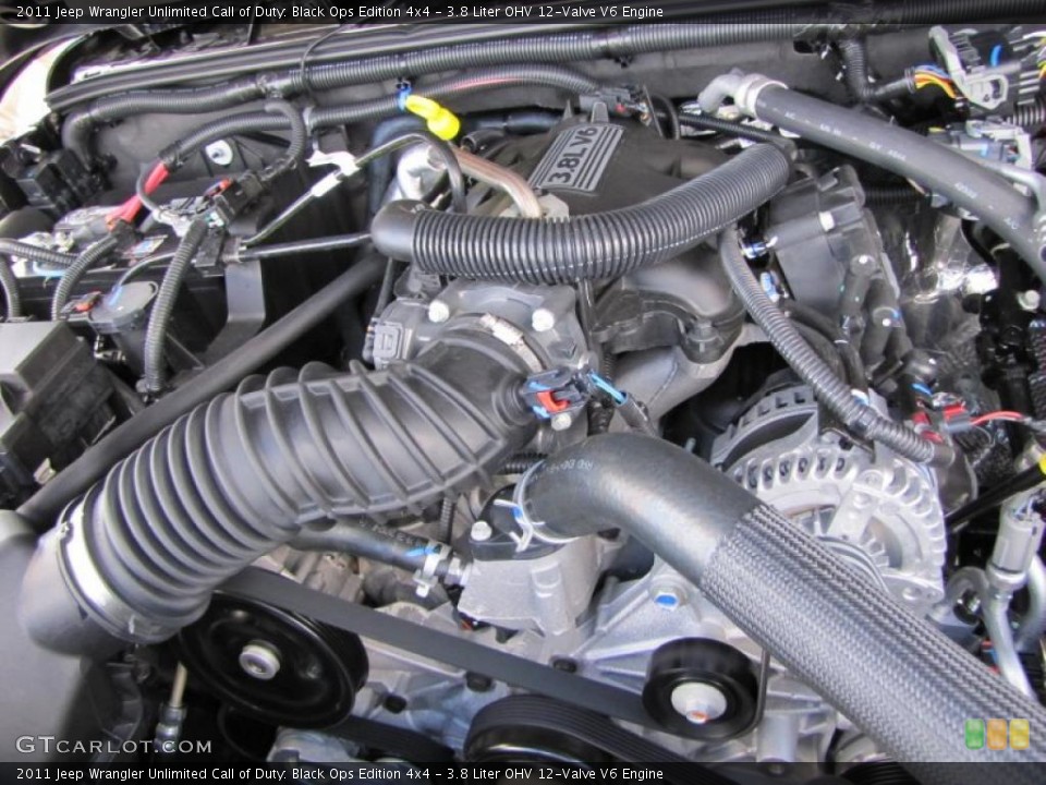 3.8 Liter OHV 12-Valve V6 Engine for the 2011 Jeep Wrangler Unlimited #45962921