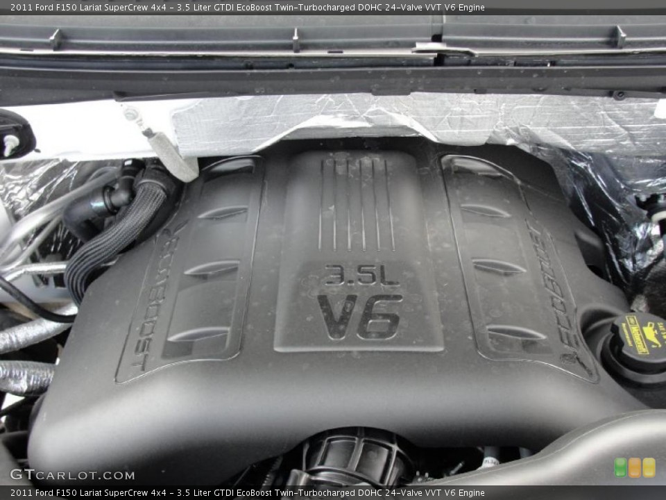 3.5 Liter GTDI EcoBoost Twin-Turbocharged DOHC 24-Valve VVT V6 Engine for the 2011 Ford F150 #45964235