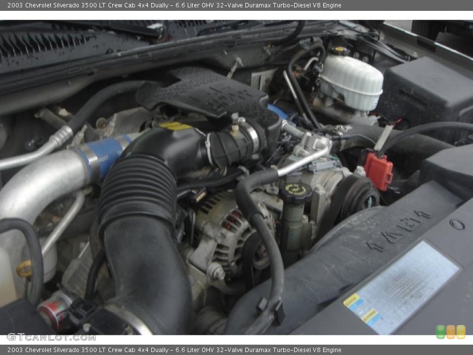 6.6 Liter OHV 32-Valve Duramax Turbo-Diesel V8 Engine for the 2003 Chevrolet Silverado 3500 #45984416
