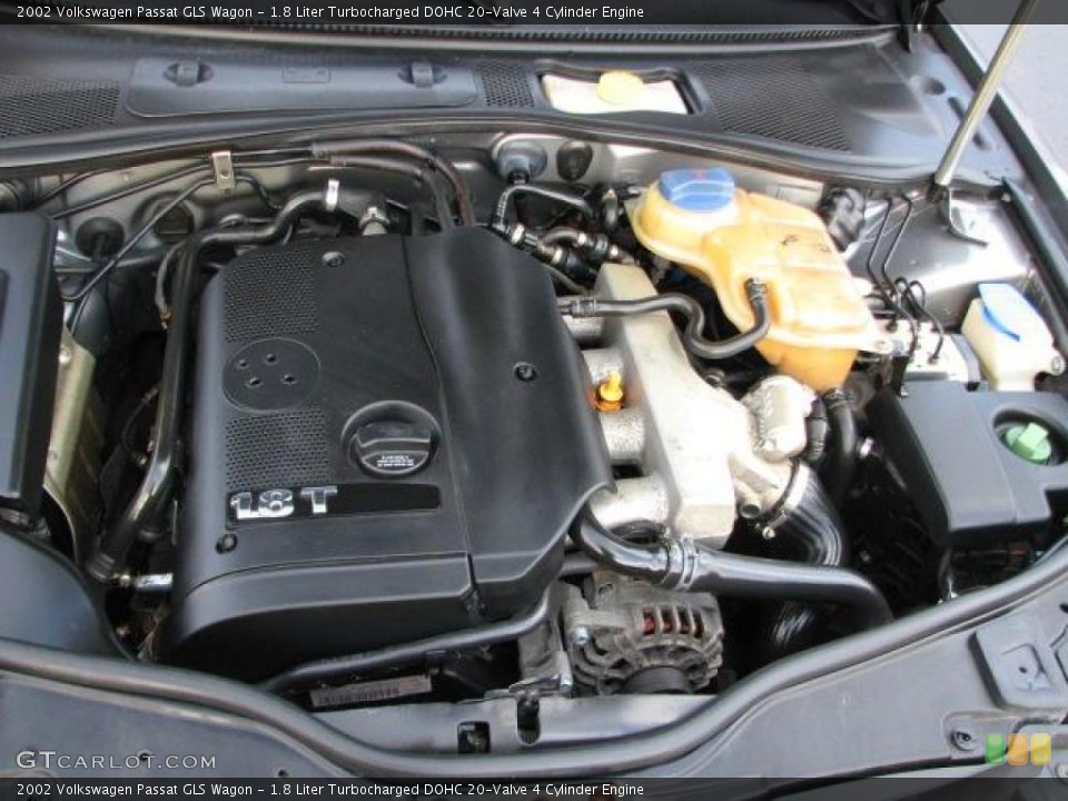 1.8 Liter Turbocharged DOHC 20-Valve 4 Cylinder Engine for the 2002 Volkswagen Passat #45994766