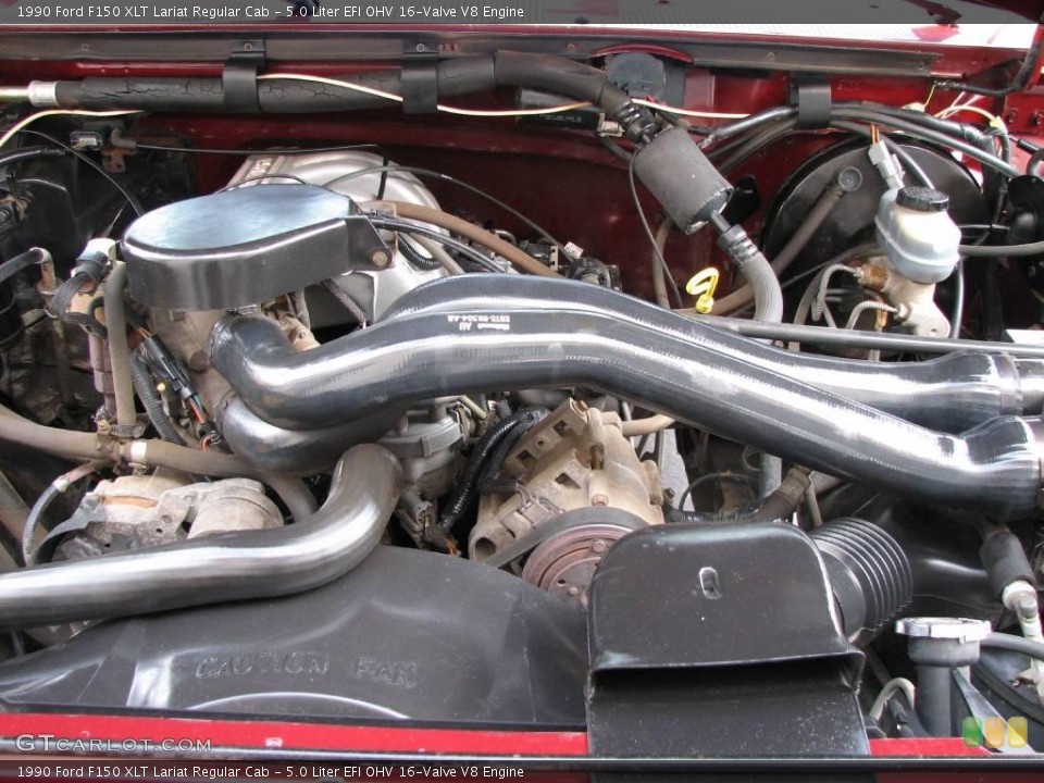 5.0 Liter EFI OHV 16-Valve V8 Engine for the 1990 Ford F150 #4599944