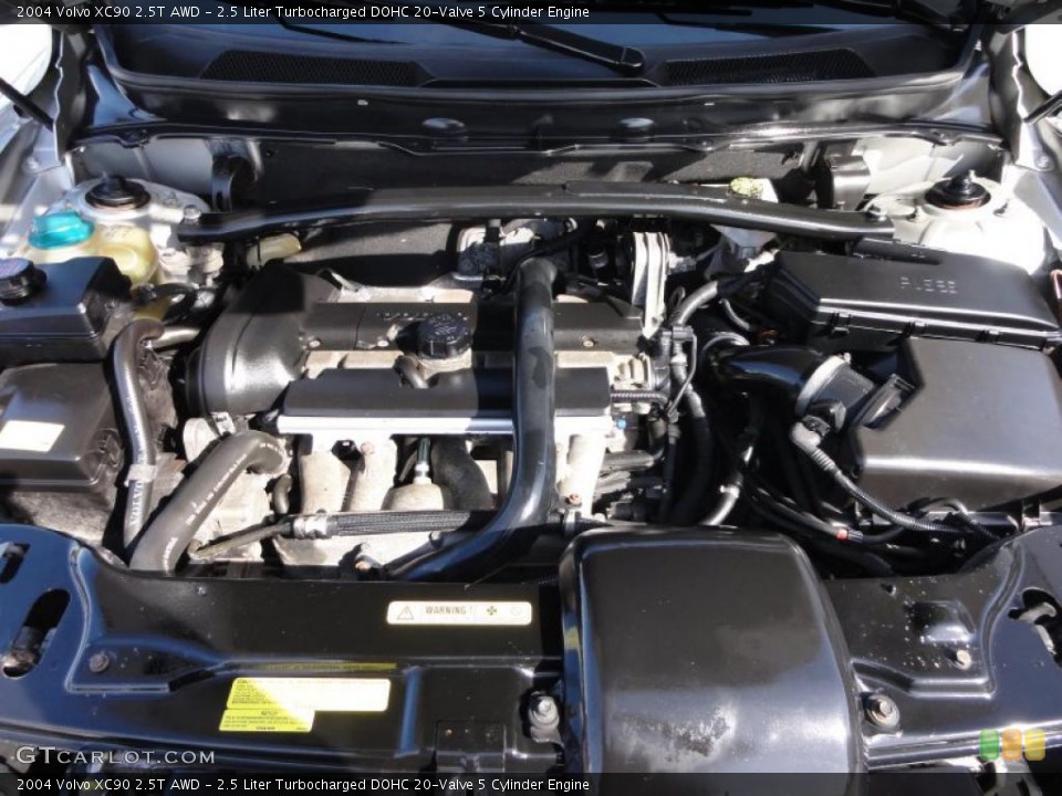 2.5 Liter Turbocharged DOHC 20-Valve 5 Cylinder Engine for the 2004 Volvo XC90 #46002385