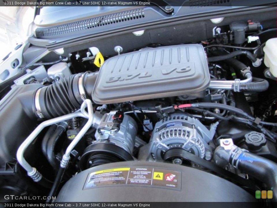 3.7 Liter SOHC 12-Valve Magnum V6 Engine for the 2011 Dodge Dakota #46006724