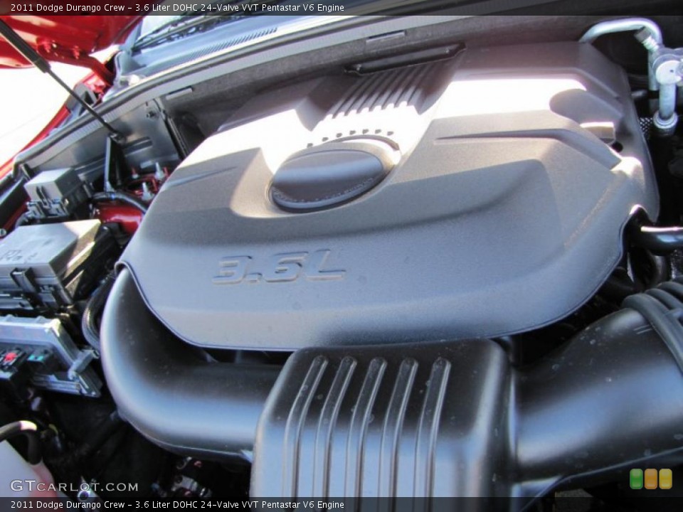 3.6 Liter DOHC 24-Valve VVT Pentastar V6 Engine for the 2011 Dodge Durango #46006757