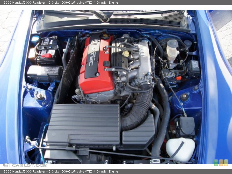 2.0 Liter DOHC 16-Valve VTEC 4 Cylinder Engine for the 2000 Honda S2000 #46007534