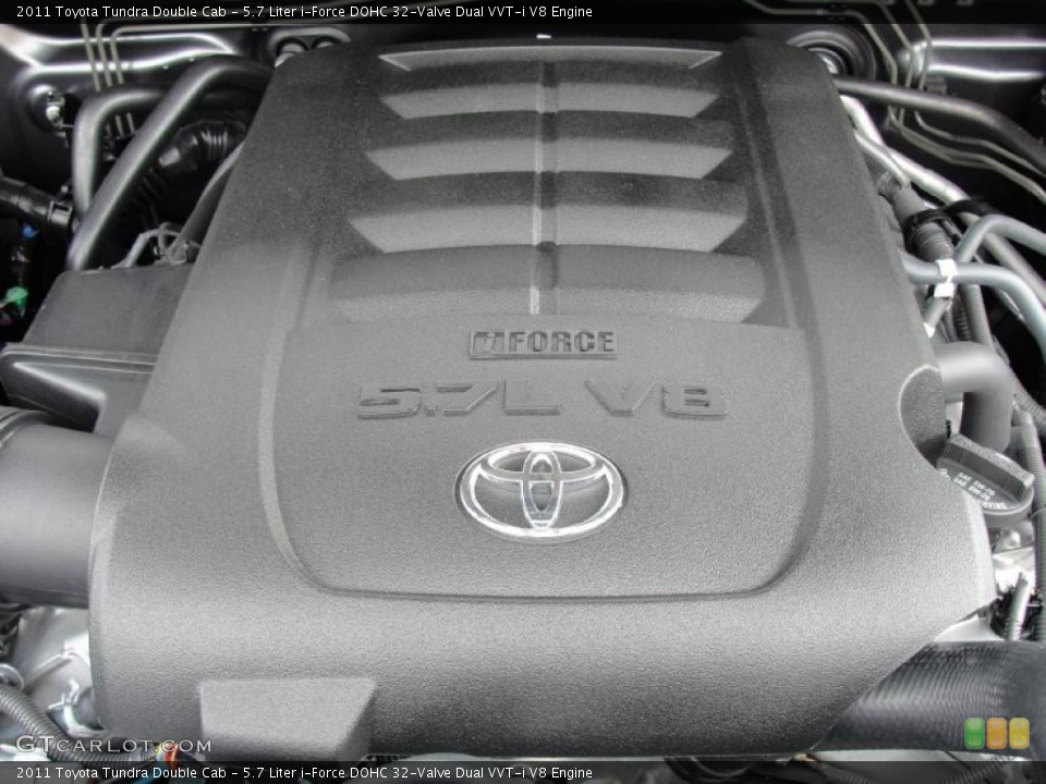 5.7 Liter i-Force DOHC 32-Valve Dual VVT-i V8 Engine for the 2011 Toyota Tundra #46009079