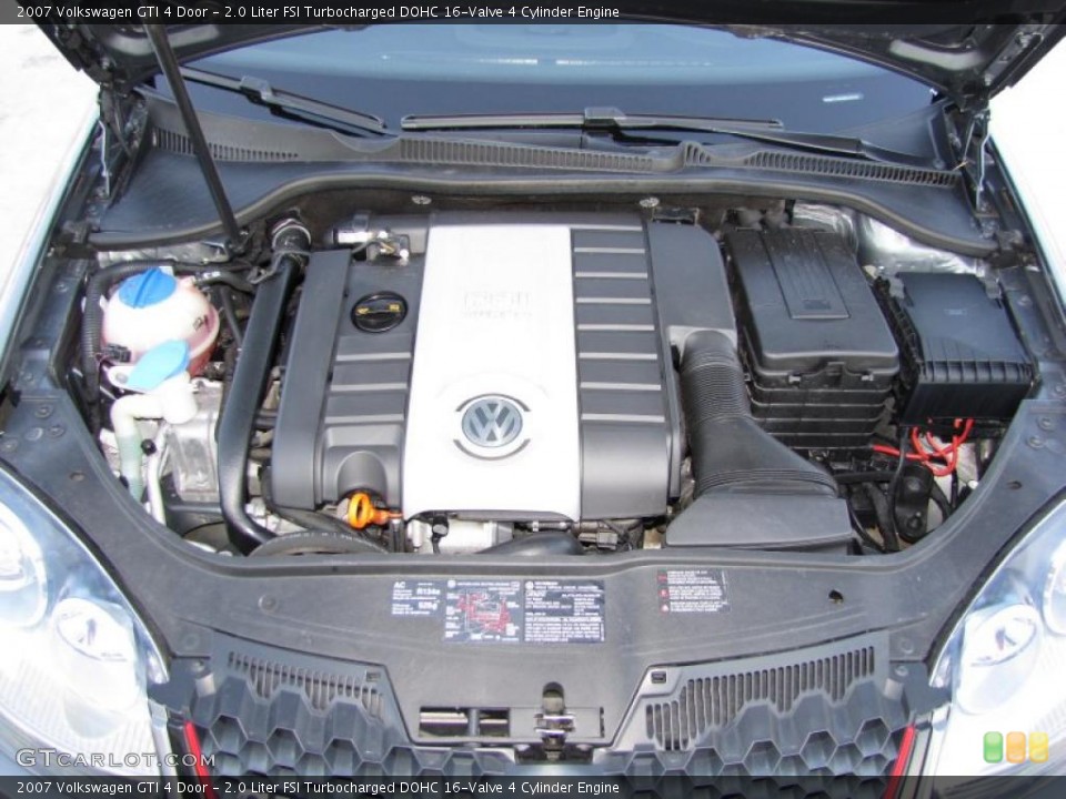 2.0 Liter FSI Turbocharged DOHC 16-Valve 4 Cylinder Engine for the 2007 Volkswagen GTI #46011733