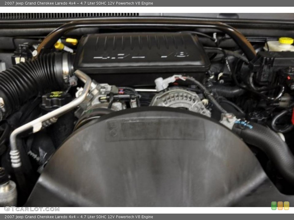 4.7 Liter SOHC 12V Powertech V8 Engine for the 2007 Jeep Grand Cherokee #46013932