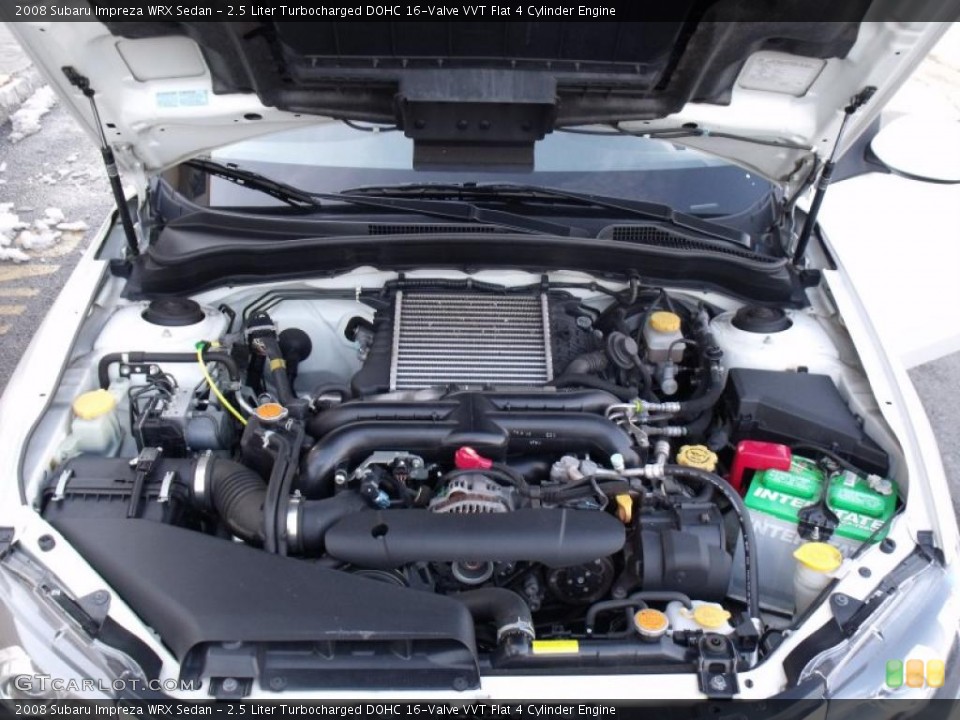 2.5 Liter Turbocharged DOHC 16-Valve VVT Flat 4 Cylinder Engine for the 2008 Subaru Impreza #46025164