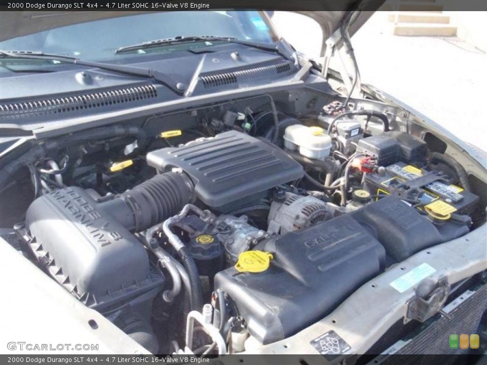 4.7 Liter SOHC 16-Valve V8 Engine for the 2000 Dodge Durango #46028287