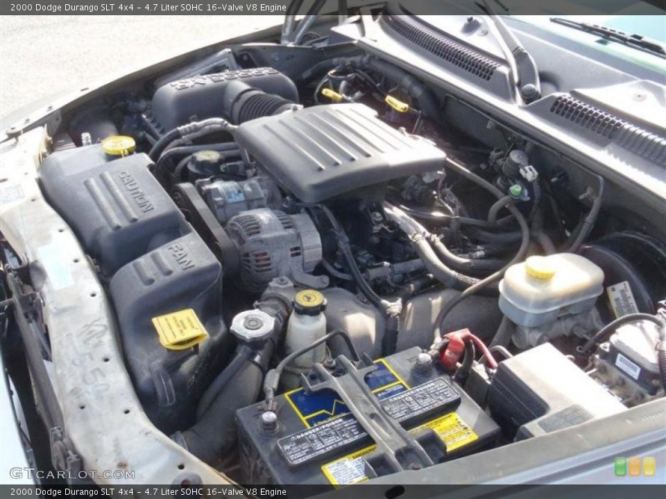 4.7 Liter SOHC 16-Valve V8 Engine for the 2000 Dodge Durango #46028290