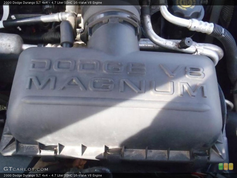 4.7 Liter SOHC 16-Valve V8 Engine for the 2000 Dodge Durango #46028293