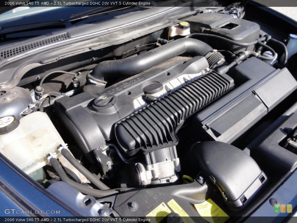 2.5L Turbocharged DOHC 20V VVT 5 Cylinder Engine for the 2006 Volvo S40 #46032798
