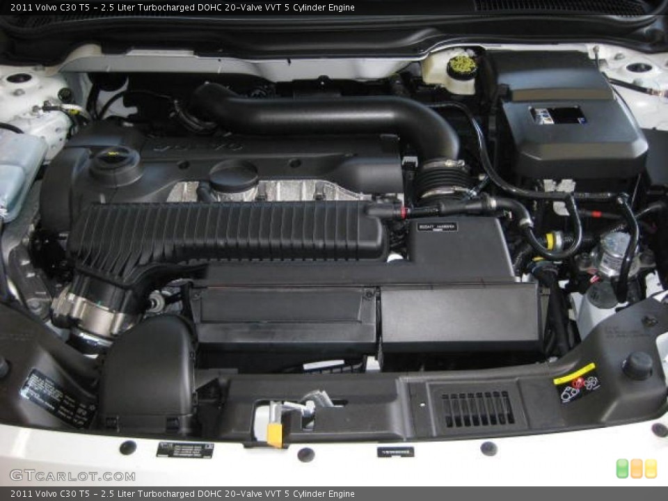2.5 Liter Turbocharged DOHC 20-Valve VVT 5 Cylinder Engine for the 2011 Volvo C30 #46033974