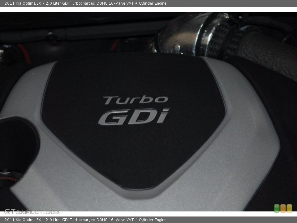 2.0 Liter GDi Turbocharged DOHC 16-Valve VVT 4 Cylinder Engine for the 2011 Kia Optima #46034826