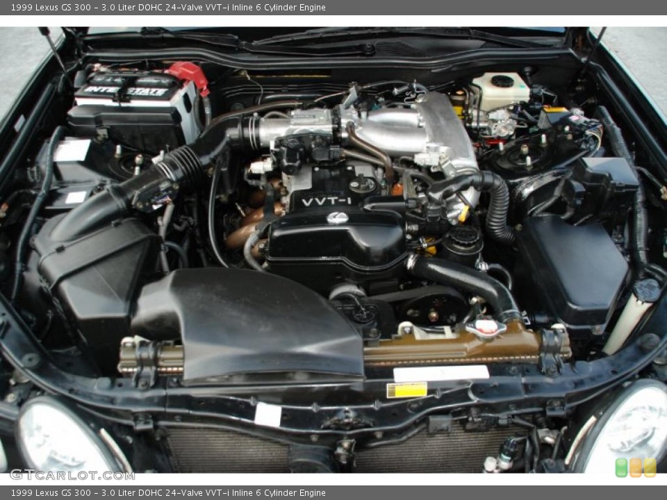 3.0 Liter DOHC 24-Valve VVT-i Inline 6 Cylinder Engine for the 1999 Lexus GS #46036194