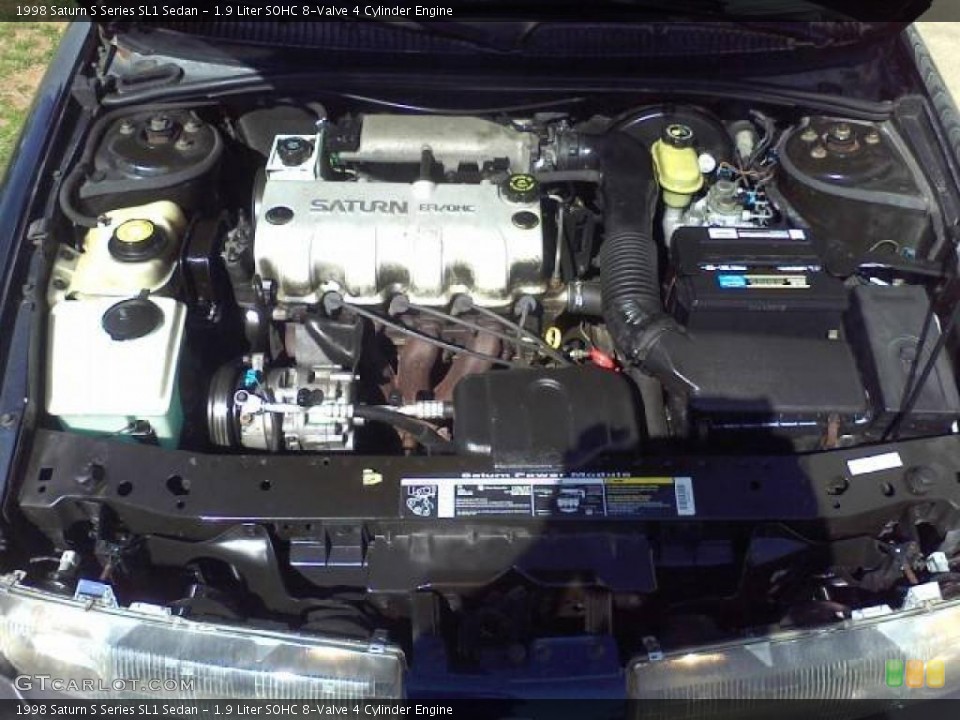 1.9 Liter SOHC 8-Valve 4 Cylinder Engine for the 1998 Saturn S Series #46036449