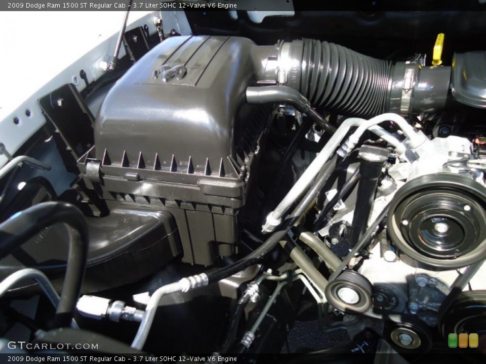 3.7 Liter SOHC 12-Valve V6 Engine for the 2009 Dodge Ram 1500 #46037076